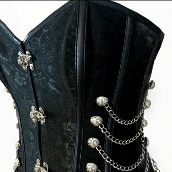 Charmian black corset - Picture 2 of 5